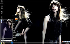 宝儿 win7美女主题